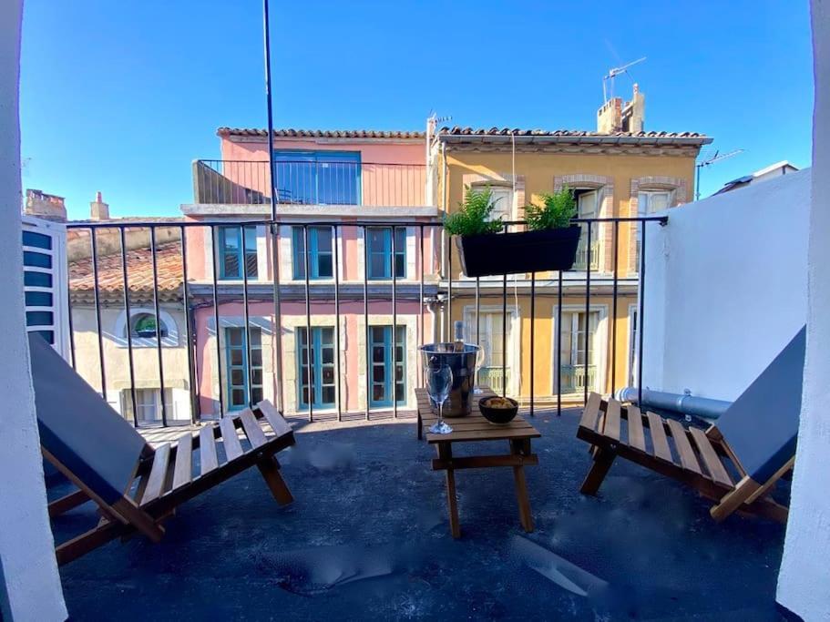 Centr'Halles #3 Terrasse Vue Cathedrale, Clim! Carcassone Exterior photo